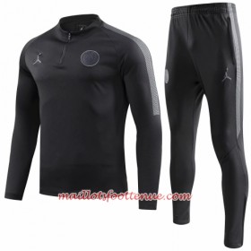 PSG Ensemble Sweat d'entrainement Jordan Noir 2018/2019